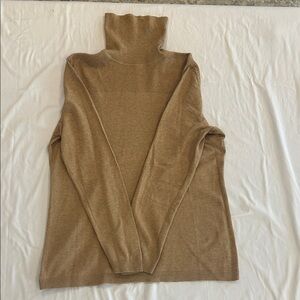 Talbots Camel Turtleneck Sweater